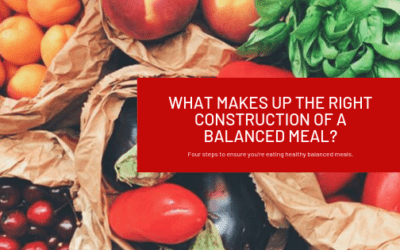 What makes up the right construction of a balanced meal?