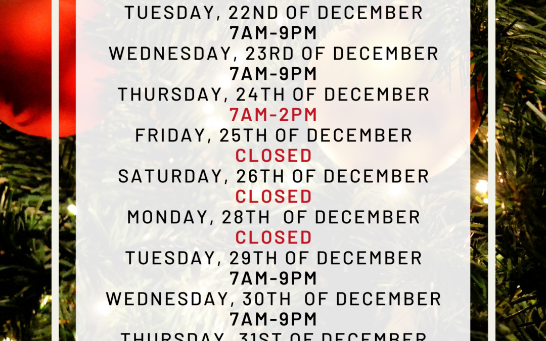 MD Health Christmas opening hours-Kew East