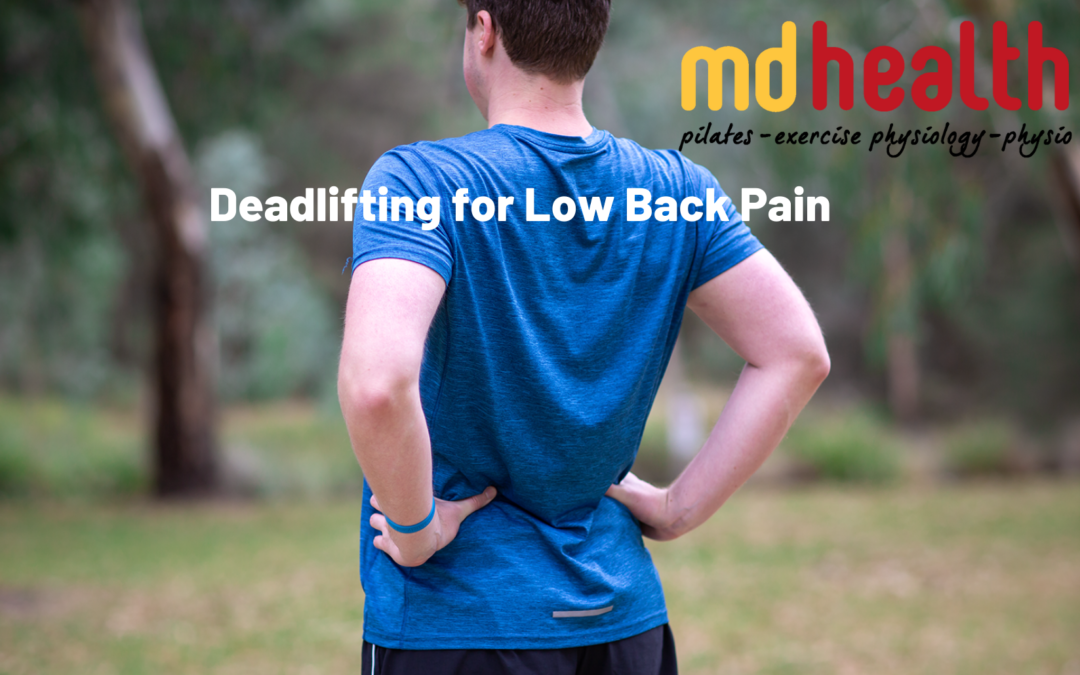 Deadlifting for low back pain