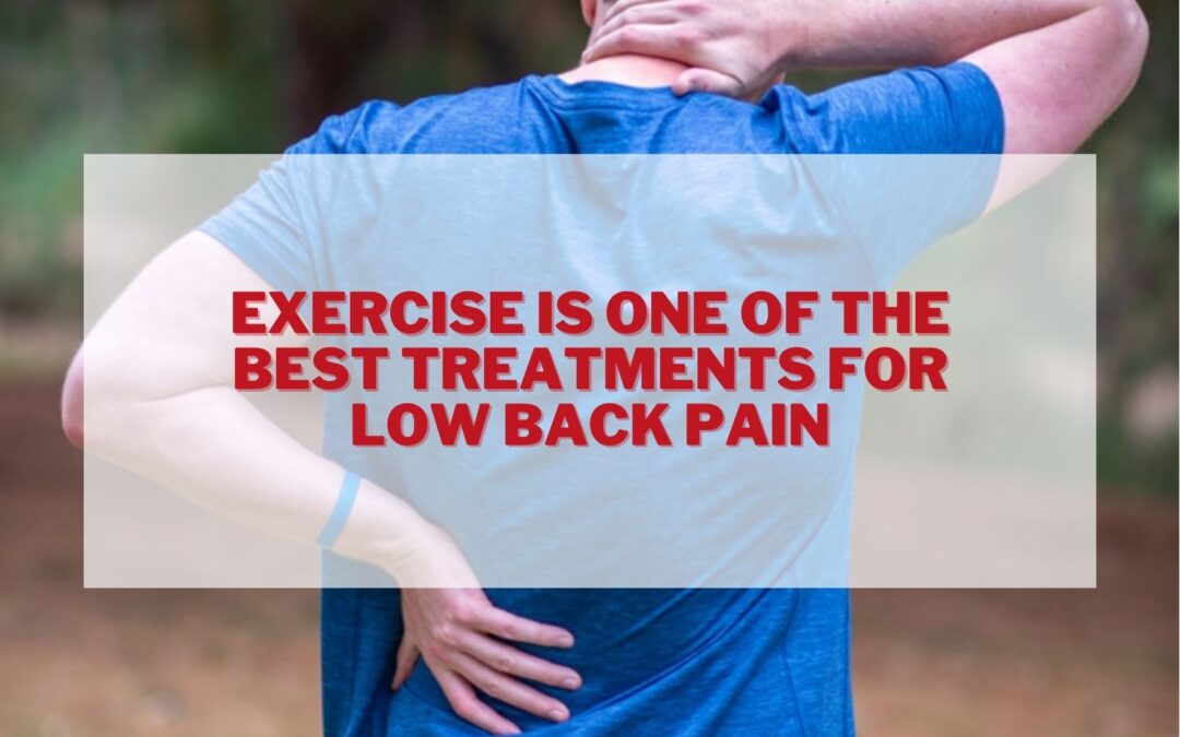 Exercise is one of the best treatments for low back pain