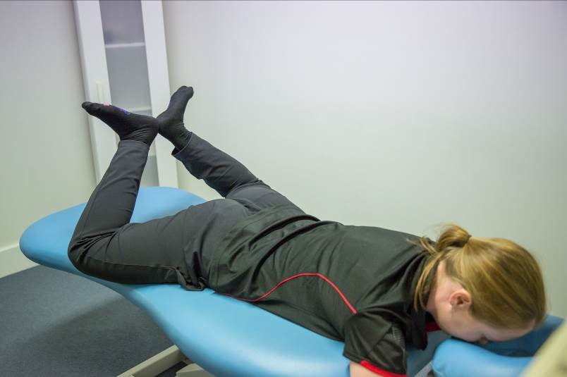 QF activation (hip stabilisers) - prone