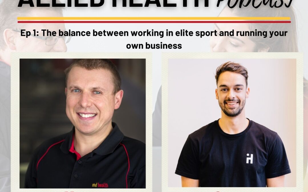 Ep 1: The balance between working in elite sport and running your own business